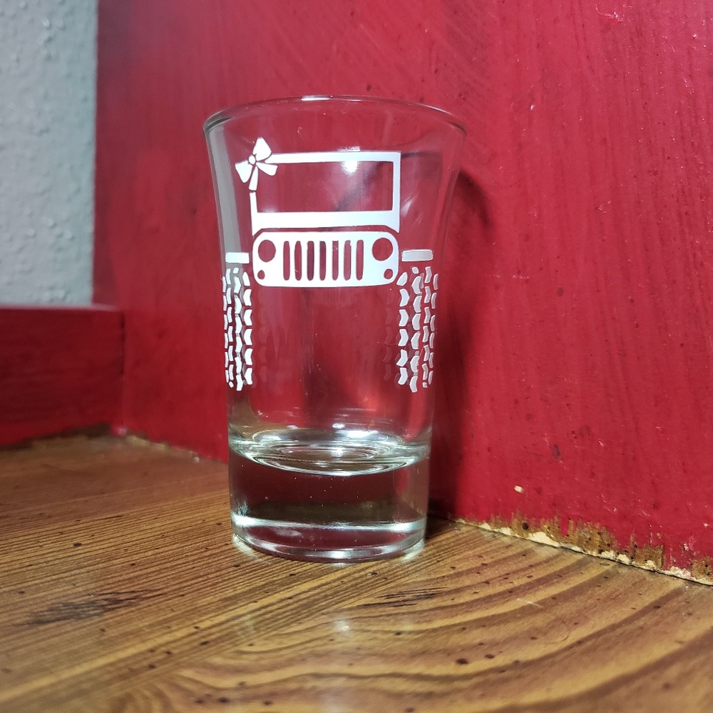 Vinyl shot glass
